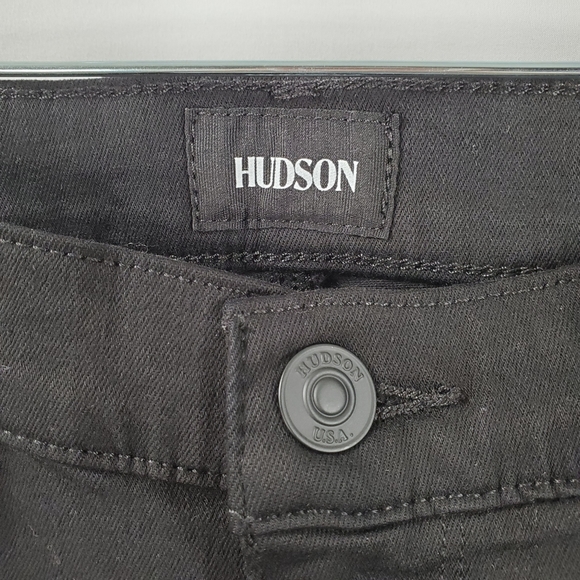 Hudson Krista Super Skinny Ankle Denim Jeans Black - Picture 6 of 11
